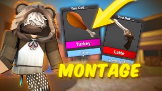 MM2 THANKSGIVING NEW MONTAGE Murder Mystery 2 [upl. by Wendt988]