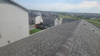 New Construction 1 Year roof inspection One of the best roofs Ive seen still needs repaired [upl. by Elades650]