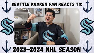 Seattle Kraken Fan Reacts to the 20232024 NHL Season [upl. by Ahtekahs]