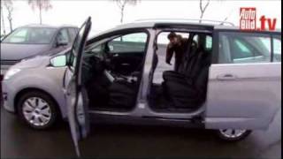 FORD Grand CMax vs VW Touran  Test Video Oeni [upl. by Yetty]