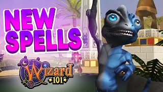 Wizard101 ALL NEW Selenopolis Spells [upl. by Helga]