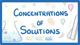 GCSE Chemistry  How to Calculate Concentration in grams per decimetre cubed 30 [upl. by Monjan]