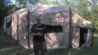 US Military GP Tent  Quick Review [upl. by Rubens]