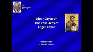 Edgar Cayce on the Past Lives of Edgar Cayce [upl. by Negroj1]