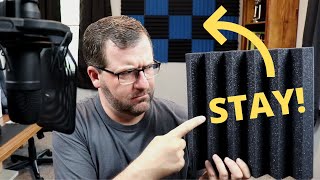 Hanging Acoustical Foam Panels Using TPins Simple Fast Cheap Effective [upl. by Addis]