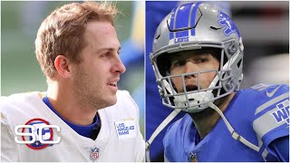 Matthew Stafford Jared Goff traded in blockbuster LionsRams deal  SportsCenter [upl. by Barry999]