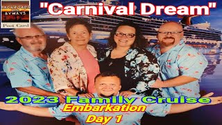 2023 Carnival Dream  Day 1 carnivalcruise carnivaldream [upl. by Stuckey943]