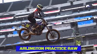 Arlington RAW Practice  Supercross 2024 ft DeeganSexton amp more [upl. by Eriha]