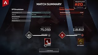 Apex legends MASSIVE XP Glitch 100k xp [upl. by Ethelda120]