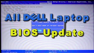 All dell Laptop BIOS Update [upl. by Atimed]