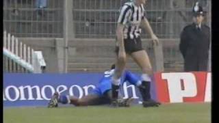 Newcastle 1 Wimbledon 3  FA Cup 198788  second half and postmatch interview [upl. by Kcaz]