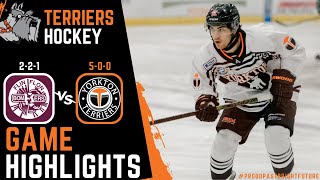 GAME HIGHLIGHTS Flin Flon Bombers 1 at Yorkton Terriers 4 [upl. by Hakeber398]