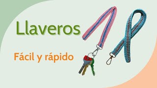 Como tejer un llavero a crochet Fácil y rapido [upl. by Hayott]