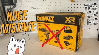 DeWALT 2 Piece Brushless Combo Kit  Was it a mistake [upl. by Jaala610]