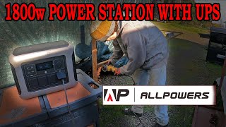 ALLPOWERS R1500 1800w Portable Power Station amp UPS [upl. by Landon973]