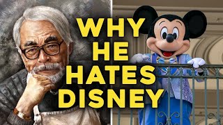 Why Miyazaki Hates DISNEY [upl. by Tavy]