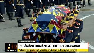 Regele Mihai I a ajuns pe pământ românesc pentru totdeauna [upl. by Ainehta803]