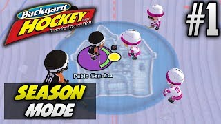 Backyard Hockey 2005  Season Mode  EP1  WE ARE UNDER WAY [upl. by Adall]