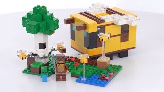 LEGO Minecraft The Bee Cottage 21241 review Not The Bees Yes the bees All the bees [upl. by Thebazile]