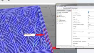 RepetierHost 切層軟件教學  第五課 infil and speed [upl. by Balfore]