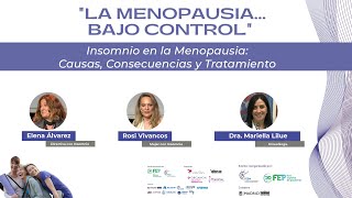 Insomnio en Menopausia Causas Consecuencias Tratamiento  👩🏼 👩🏻‍🦱 quotLa menopausia bajo CONTROLquot [upl. by Arvell]