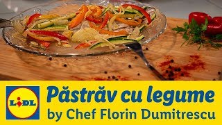 Pastrav in pergament cu legume • Gateste cu Chef Florin Dumitrescu [upl. by Adniles854]