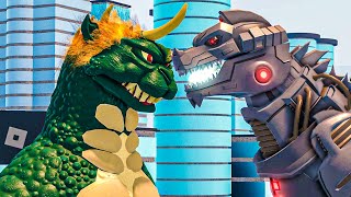 Gabara Vs RPO MechaGodzilla  Roblox Kaiju Universe [upl. by Mazman644]