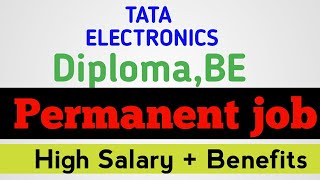 Tata electronics latest jobs vacancy in Tamil permanent jobs in Tamil  Tata jobs [upl. by Ritter]