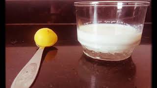 Precipitation Casein from milk [upl. by Litha]