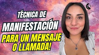 📱Manifiesta un mensaje de texto📱✅leydeatraccion manifestacion [upl. by Hulda63]