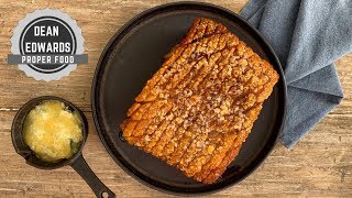 Slow Roasted Pork Belly With Perfect Crispy Crackling [upl. by Annaihr]