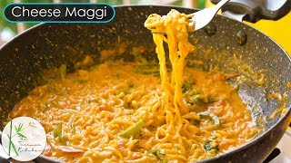 Cheese Maggi Recipe  Street Style Cheesy Masala Maggi  The Terrace Kitchen [upl. by Elwaine531]