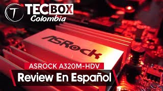 ASROCK A320MHDV Review En Español ¿Vale La Pena TecBox Colombia [upl. by Starlin553]