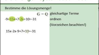 Gleichungen lösen  Aufgaben und Lösungen 7 [upl. by Ahsita533]