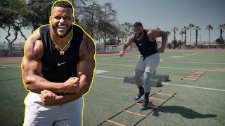 DLine Drills with Aaron Donald to Improve Footwork amp Pass Rush Moves [upl. by Lev72]