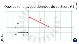 Coordonnées et norme dun vecteur  Questions flash n°1 [upl. by Noillid104]