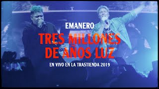 Emanero  Tres mil millones de años luz ft GSony En Vivo [upl. by Anirahtak]