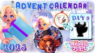 ADVENT DAY 9 IS OUT 30 TRANSFORMATIONS Royale High Christmas Advent 2023 [upl. by Eeldarb]