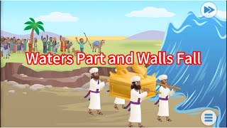 Waters Part and Walls Fall  Bible for Kids [upl. by Michelsen]