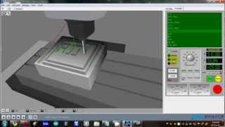 CNC programming Milling machine AZhavo [upl. by Ramat797]