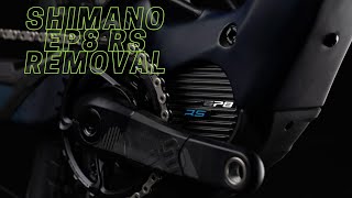 Orbea Rise Shimano EP8 motor amp battery removal [upl. by Darahs]