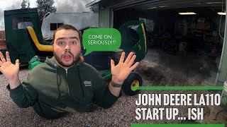 Heavy Smoke Possible Head Gasket  John Deere LA110 Repair part 1 [upl. by Adamo344]