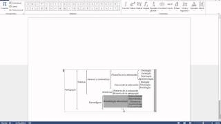 Cuadros Sinópticos en Word con la herramienta ecuación [upl. by Edita]