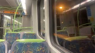 Melbourne train ride clip Mernda Line at 1225am early morning Recorded near Merri Station [upl. by Katushka]