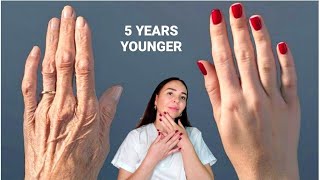 ANTIAGING HANDS MASSAGE HOW to make your HANDS look younger [upl. by Trefor]