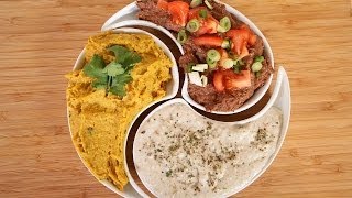 3 Incredible Hummus Recipes [upl. by Brigitte990]