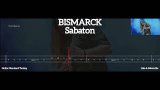 SABATON  BISMARCK  TAB GUITAR [upl. by Appleton]