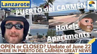 LANZAROTE  My TOUR continues today Puerto del Carmen Important NEWS about HOTELS amp APARTMENTS [upl. by Leunas976]