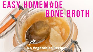 Carnivore Diet Recipes  Bone Broth IN 90 SECONDS [upl. by Erminia]