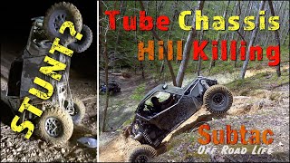 Tube Chassis Hill Killing And A rzr Makes The Ultimate Landing [upl. by Dwyer]